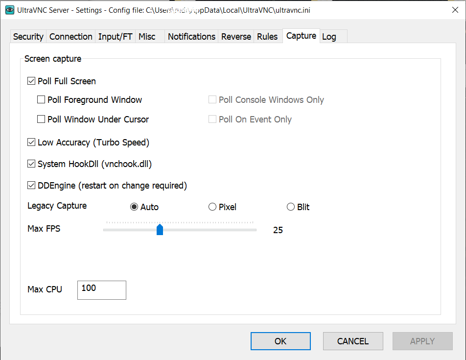 Properties dialog Properties dialog