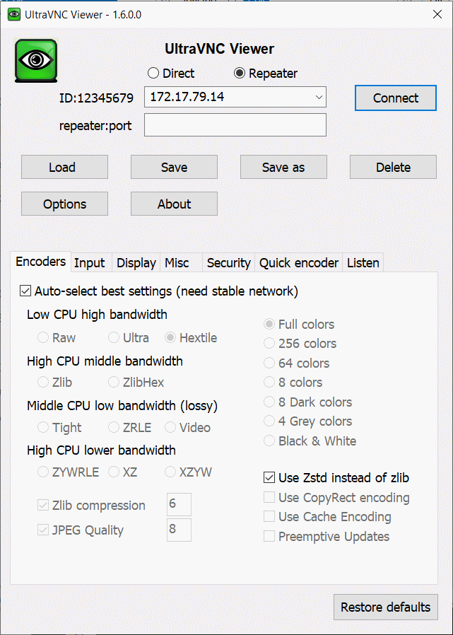 Quick Option: Slow